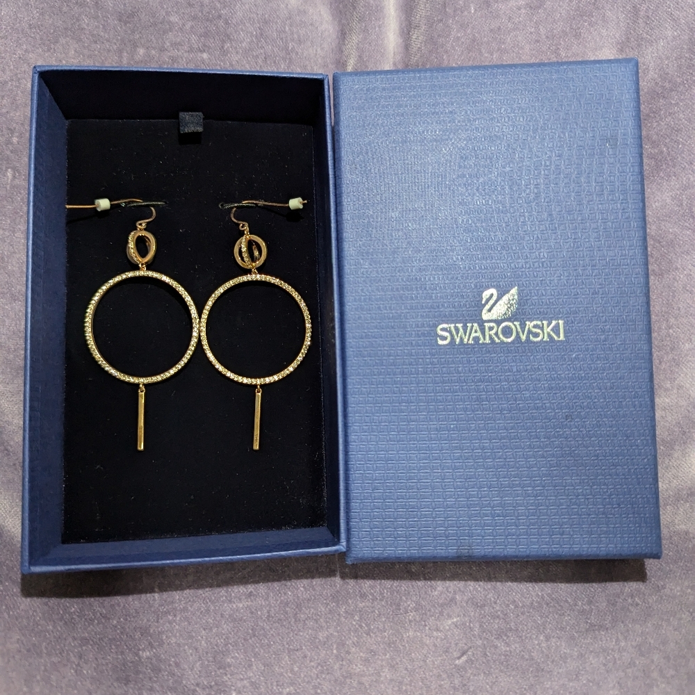 Swarovski Flash Long Earrings